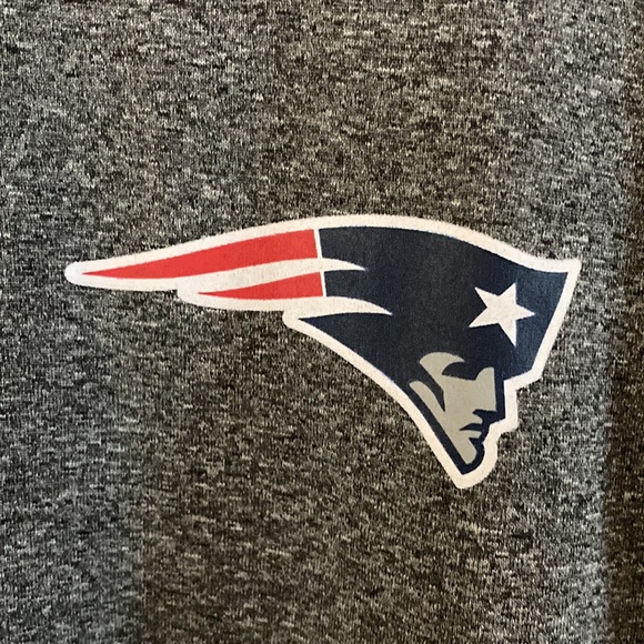 NFL Team Apparel Quarter Zip Lightweight Sweater - New England Patriots - Picture 2 of 6